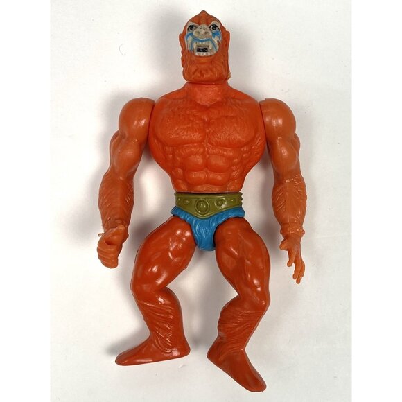 VTG 1981 MATTEL Masters of the Universe MOTU BEAST MAN Action Figure w/ Armor - Picture 2 of 7